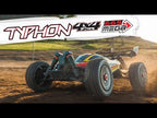 1/8 TYPHON 4X4 Brushed Buggy, RTR (Requires battery & charger) Red: ARA4206V4T3