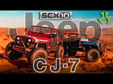 Load and play video in Gallery viewer, SCX10 III Jeep CJ-7, RTD (Requires battery &amp; charger): Grey
