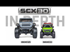 1/30 SCX30 Jeep Wrangler JLU 4X4 RTR Rock Crawler (Battery & Charger Included), White