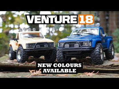 1/18 Venture Flux 1985 Toyota Hilux SR5, Brushless, Creme: HPI161255