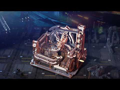 ROKR Marble Spaceport Marble Run 3D Wooden Puzzle