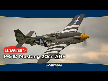 P-51D Mustang 20cc ARF  w/E-flite Retract Set, Motor & ESC