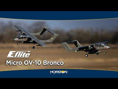 Micro OV-10 Bronco 645mm BNF Basic w/ AS3X/SAFE Select