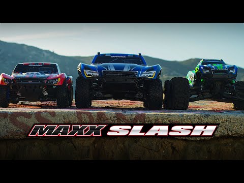 Traxxas 1/8 Maxx Slash 6s Short Course Truck: Blue (102076-4-Blue)