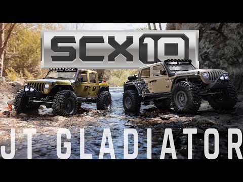 1/10 Axial SCX10 III Jeep JT Gladiator 4X4 RTR Brushed Rock Crawler, Green