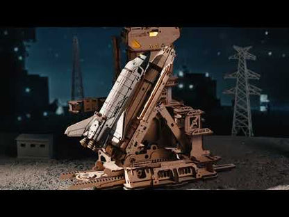 Space Shuttle Mechanical 3D Wooden Puzzle