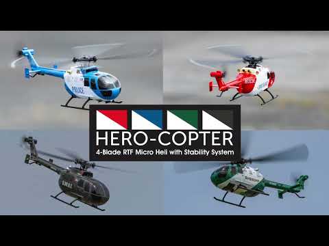 Rage Hero-Copter, 4-Blade RTF Helicopter, Police (RGR6051)