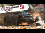 1/10 Outcast 4x4 4S BLX  Stunt truck (Requires battery & charger): GunMetal: ARA4410V2T3