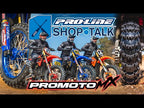 1/4 Pro-Spec Aluminum V2 Bead Front Wheel, Assembled, Blue: Promoto-MX