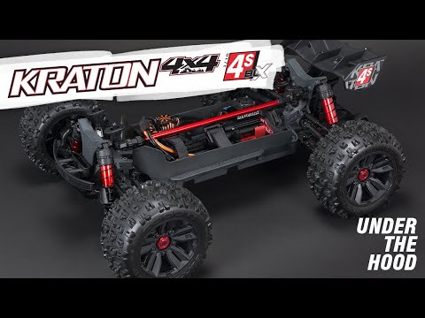 1/10 Kraton 4x4 4S BLX  Speed MT (Requires battery & charger): Green: ARA4408V2T4