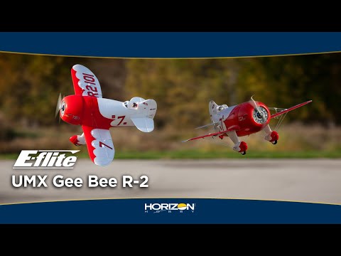 E-flite UMX Gee Bee R-2 510mm BNF Basic with AS3X and SAFE Select (EFLU61500)