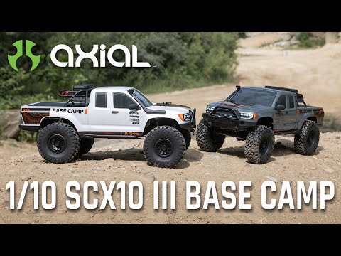 1/10 4wd SCX10 III Base Camp RTR: White