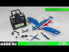 Rage P-51D Miss America Micro RTF Airplane with PASS System (RGRA1300V3)