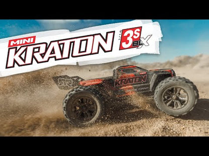 1/16 Mini KRATON 3S DSC 4X4 Brushless Speed Truck , Red/Blue