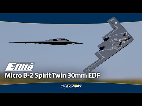 E-flite Micro B-2 Spirit of America Twin 30mm EDF BNF Basic (EFLU09050)