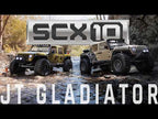 1/10 Axial SCX10 III Jeep JT Gladiator 4X4 RTR Brushed Rock Crawler, Tan