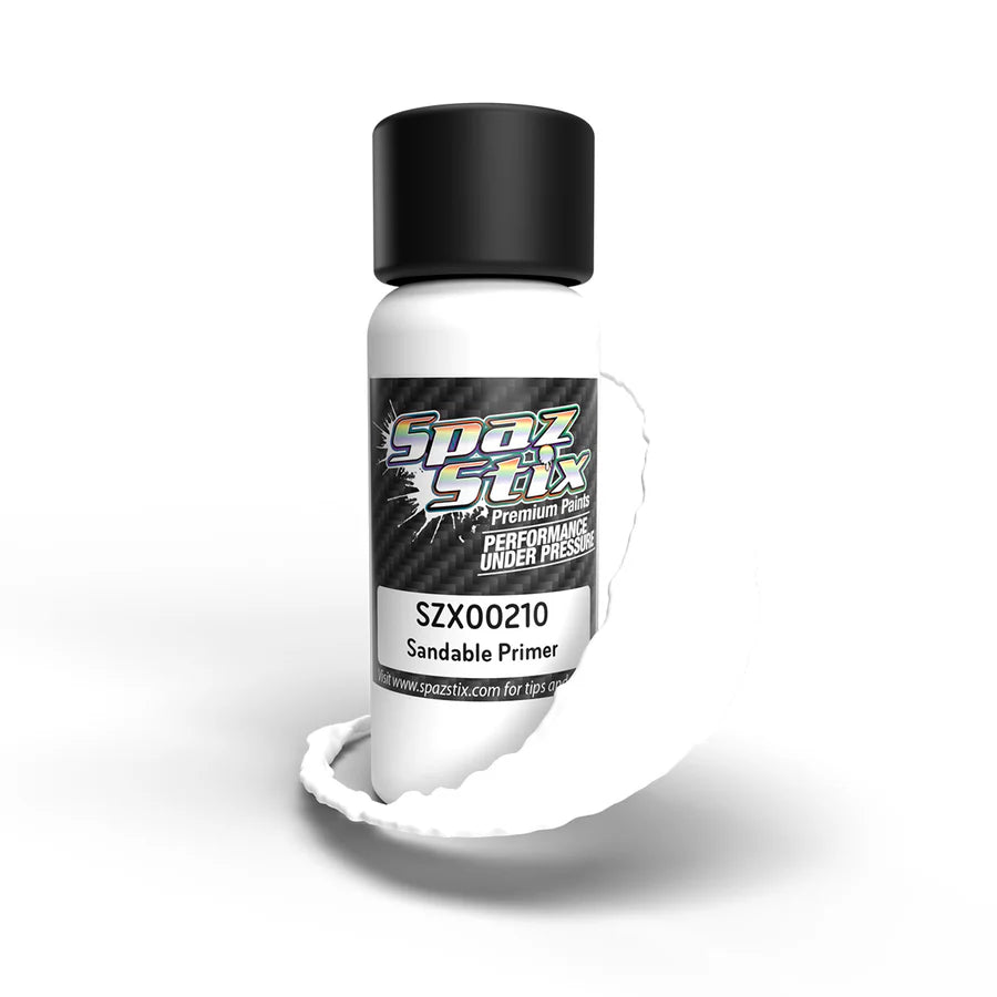 Spaz Stix High Quality Sandable Primer Airbrush Ready Paint, 2oz product photo