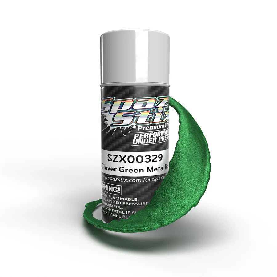 Spaz Stix Clover Green Metallic Aerosol Paint, 3.5oz product photo