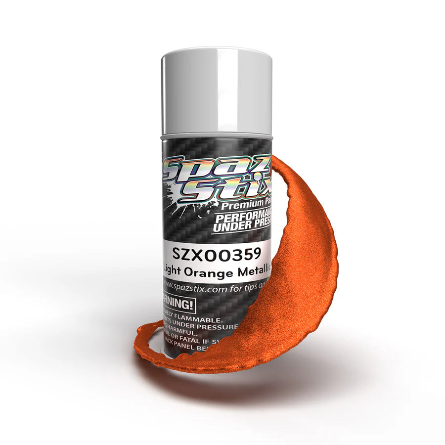 Spaz Stix Light Orange Metallic Aerosol Paint, 3.5oz product photo