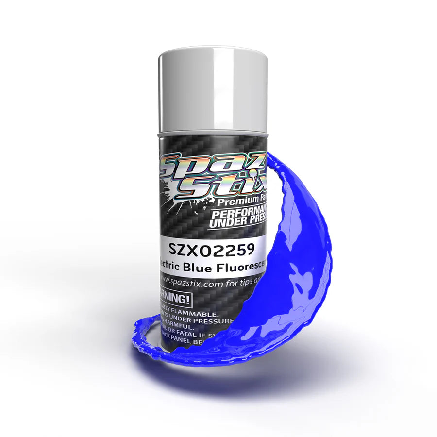 Spaz Stix Electric Blue Fluorescent Aerosol Paint, 3.5oz product photo