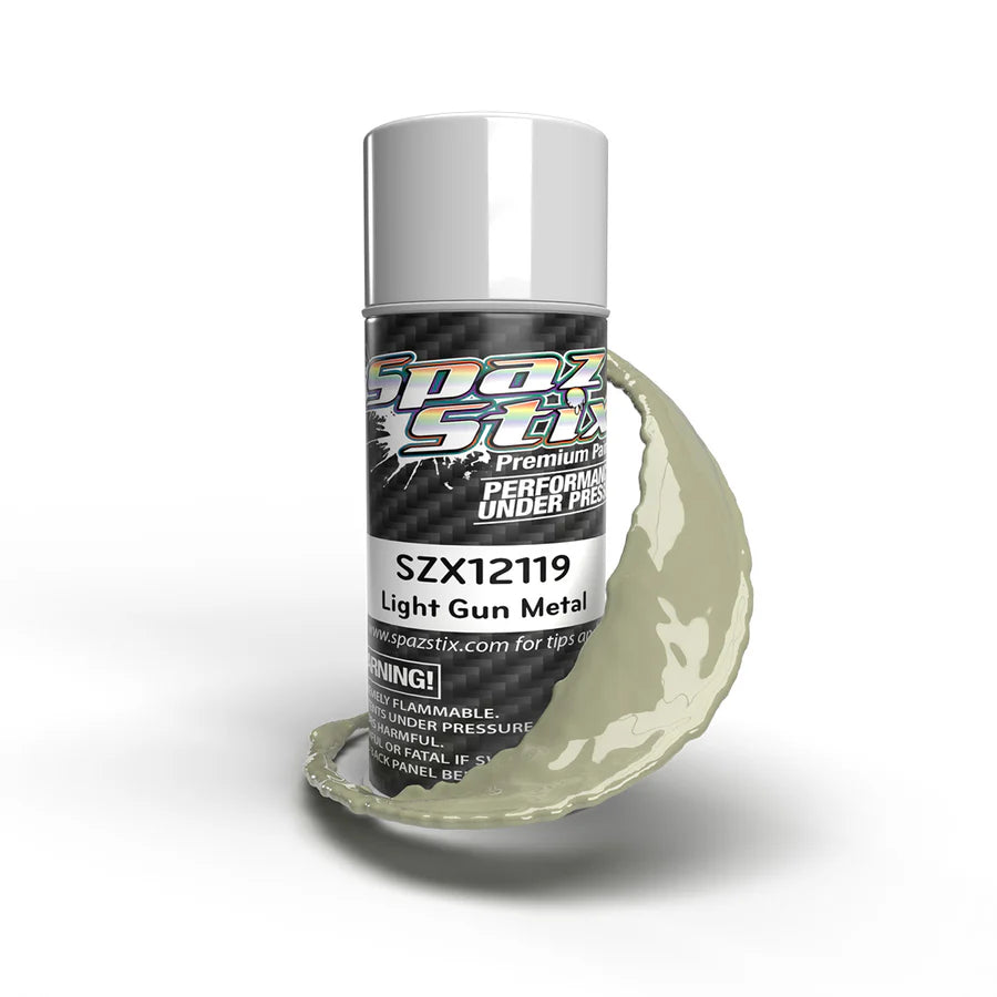 Spaz Stix Light Gunmetal Aerosol Paint, 3.5oz product photo