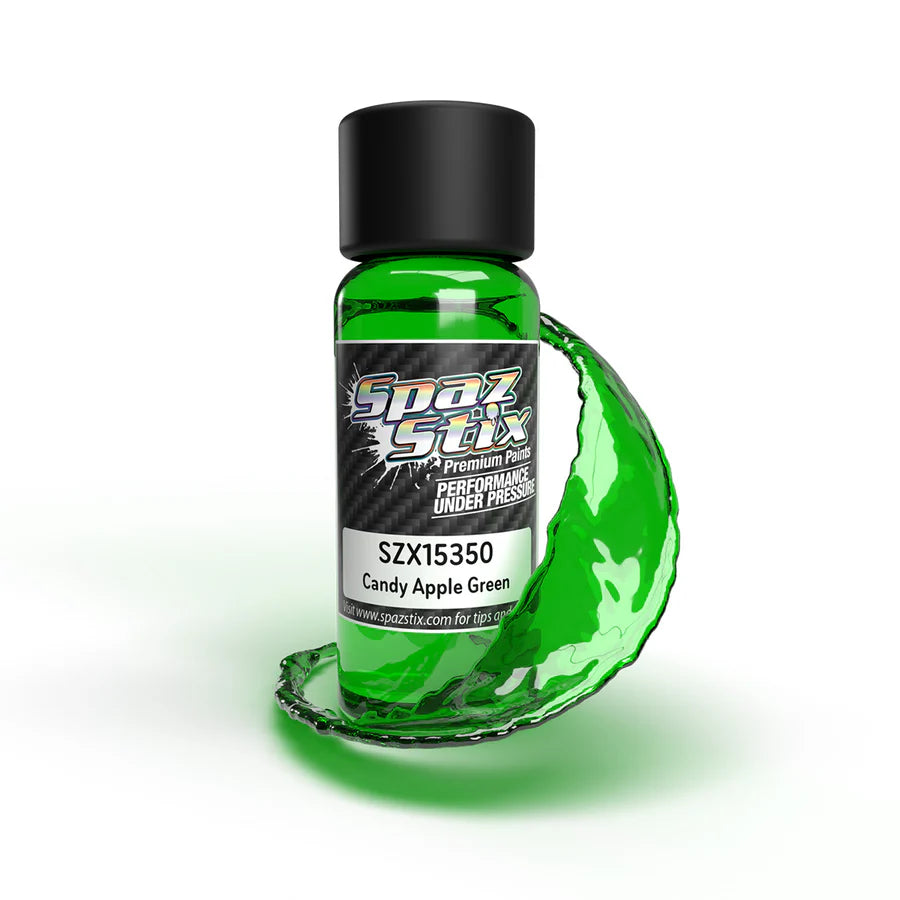 Candy Apple Green Airbrush Ready Paint, 2oz Bottle
