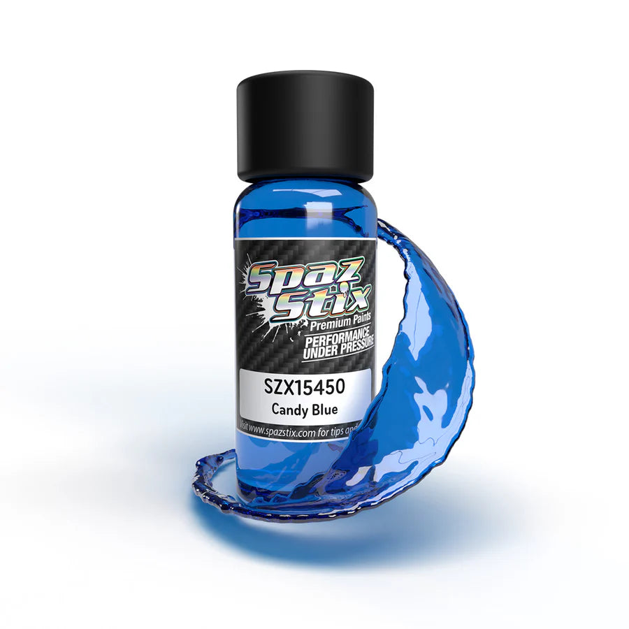 Candy Blue Airbrush Ready Paint, 2oz Bottle