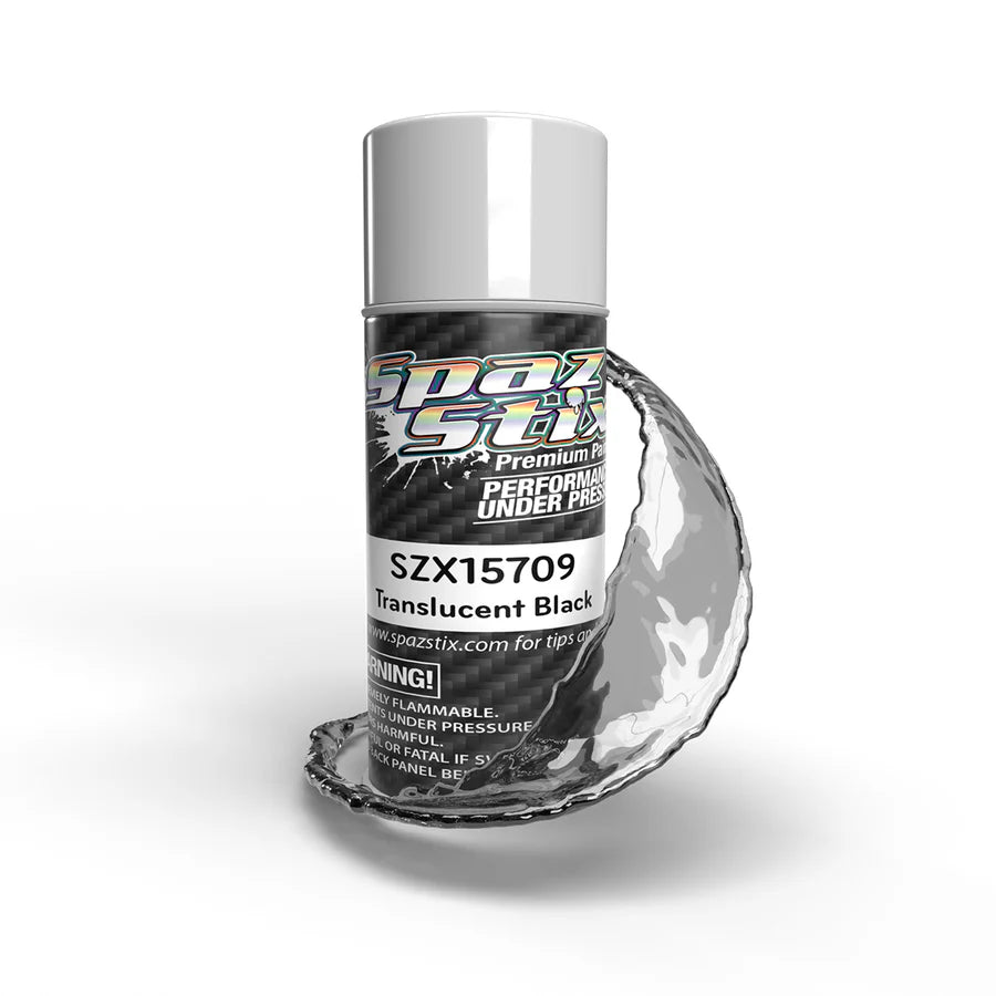 Spaz Stix Translucent Black Window Tint Aerosol Paint, 3.5oz product photo