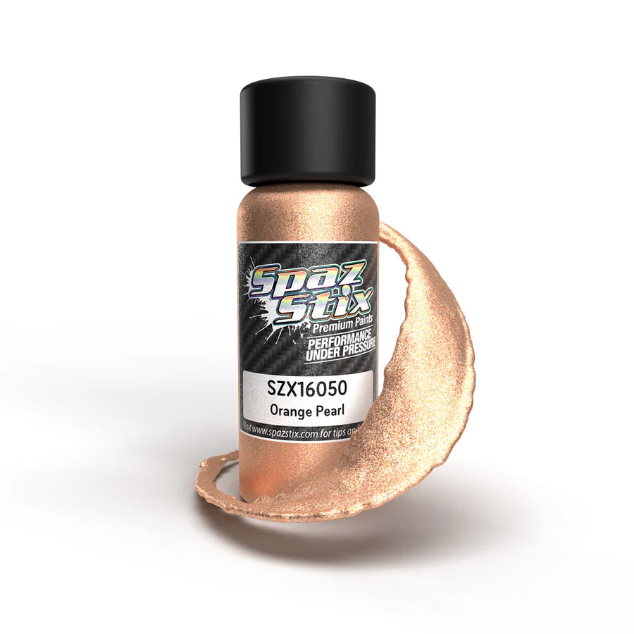 Spaz Stix Orange Pearl Airbrush Ready Paint, 2oz product photo