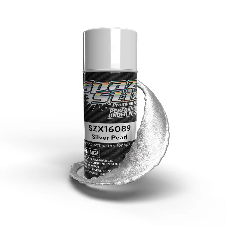 Spaz Stix Silver Pearl Aerosol Paint, 3.5oz product photo