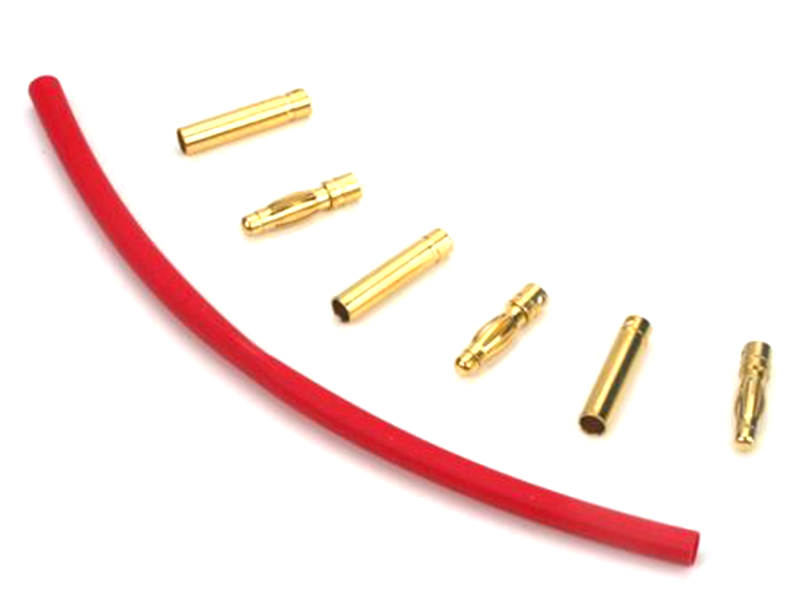 Gold Bullet Connect Set,4mm(3)