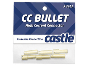 6.5mm High Current CC Bullet Connector Set (3)