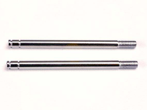 Traxxas Shock shafts, steel, chrome finish (long) (2) (1664)