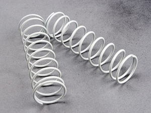 Traxxas White Rear Springs (2) (3757X)
