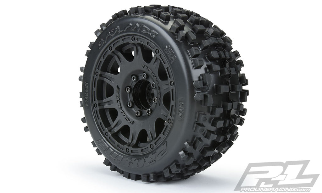 Badlands 3.8" MTD Raid 8x32 Wheels 17mm: F/R