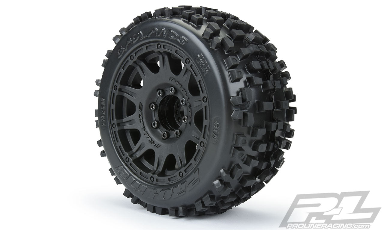 Badlands 3.8" MTD Raid 8x32 Wheels 17mm: F/R
