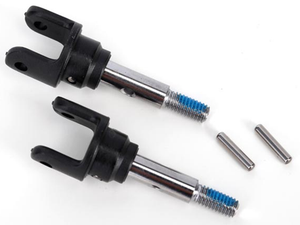 Traxxas Heavy Duty Front Stub Axles (2) (6854X)