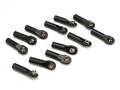 Traxxas Rod Ends/Hollow Balls (12ea) (5525)