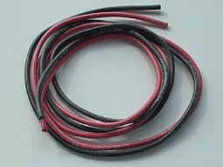 13 Gauge Silicone Wire 1 ft Black