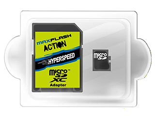 Delkin 64GB ACTION HYPERSPEED microSDXC V30 (DDMSDAHS64GB)