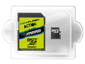 32GB ACTION HYPERSPEED microSDHC V30