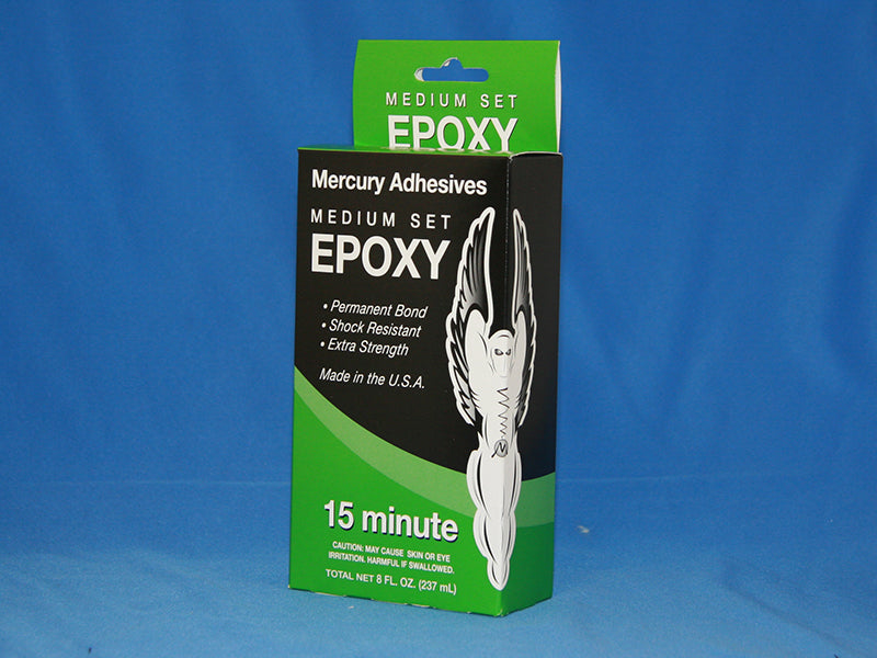 Mercury Adhesives Epoxy 15 Min 8oz Medium Set (EPX15Min)