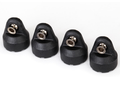 Traxxas Shock Caps (black) (4) (assembled with hollow balls) (8361)