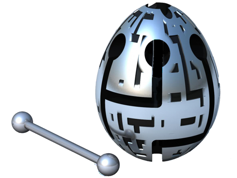 Cubicle Labyrinth Smart Egg Labyrinth Puzzle: Level 1, Techno – Atlanta Hobby
