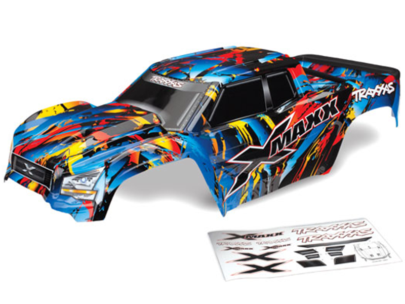 Body Painted X-Maxx, Rock n' Roll (decals applied)