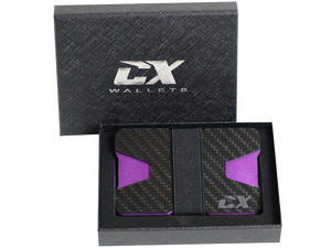 CX Wallets Carbon / Purple