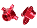 Traxxas Steering Blocks, Left & Right, Red: Rustler, Slash, Stampede, VXL (6837R)