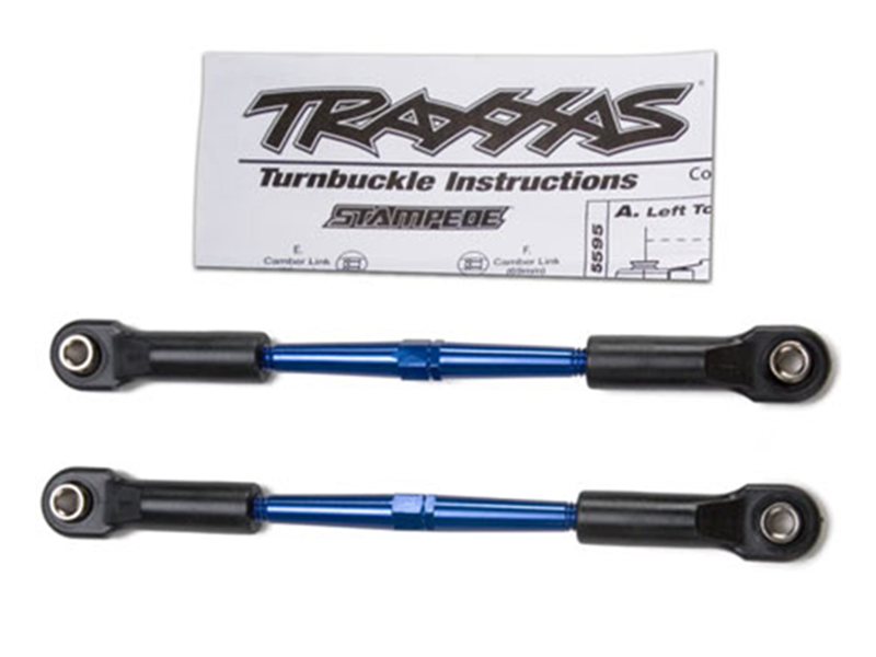 Traxxas Turnbuckles, Blue, Toe Link, 61mm (2) (2336A)