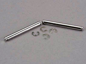 Suspension Pins, 31.5mm, Chrome (2) w/ Eclips (4): 2637