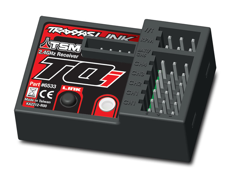 Traxxas Receiver, Micro, TQi 2.4GHz with Telemetry & TSM (5 Ch): 6533 (6533X)